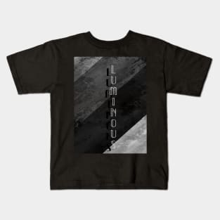 Gray abstract design Kids T-Shirt